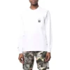 Converse x Josh Vides Langarm-T-Shirt mit Tasche, asiatische Größen „Weiß“