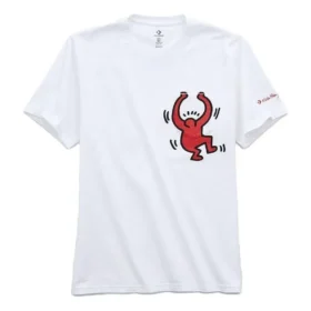Converse x Keith Haring Graphic Pocket Tee – asiatische Größen – „Weiß“ Converse x Keith Haring Graphic Pocket Tee – asiatische Größen – „Weiß“