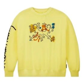 Converse x Keith Haring Shapes Sweatshirt asiatische Größen „Yellow“ Converse x Keith Haring Shapes Sweatshirt asiatische Größen „Yellow“