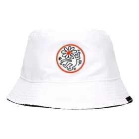 Converse x Keith Haring Wendbarer Bucket Hat „Weiß“