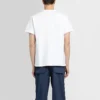Converse x Kim Jones Logo-Print-Sport-Sweatshirt mit Rundhalsausschnitt und kurzen Ärmeln für Herren, Weiß
