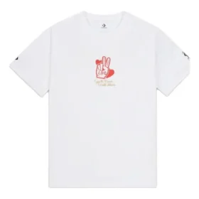 Converse x LFC T-Shirt asiatische Größen „Weiß“