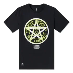 Converse x NEIGHBORHOOD T-Shirt (asiatische Größen) „Black“ Converse x NEIGHBORHOOD T-Shirt (asiatische Größen) „Black“