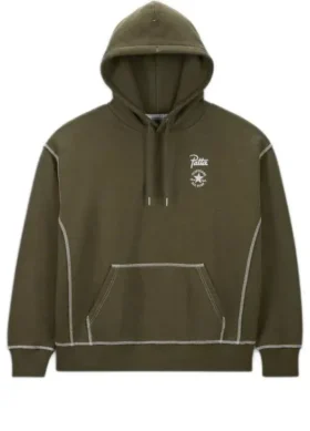 Converse x Patta Gold Standard Hoodie asiatische Größen „Utility Green Heather“ Converse x Patta Gold Standard Hoodie asiatische Größen „Utility Green Heather“