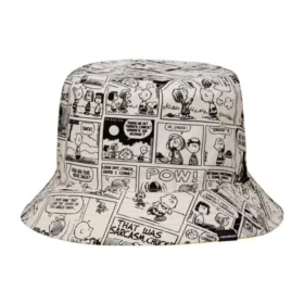 Converse x Peanuts Wendbarer Bucket Hat „Cyber Yellow“