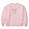 Converse x Pokémon Jigglypuff Sherpa Rundhals-Sweatshirt (asiatische Größen) „Pink“