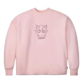 Converse x Pokémon Jigglypuff Sherpa Rundhals-Sweatshirt (asiatische Größen) „Pink“ Converse x Pokémon Jigglypuff Sherpa Rundhals-Sweatshirt (asiatische Größen) „Pink“