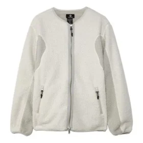 Converse x Slam Jam gemeinsam signierte lässige Sport-Wendejacke für Herren, weiß