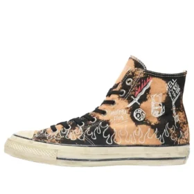 Converse x Stranger Things 5 Chuck Taylor All Star Aged 87 HC Hi „Bleached Black“ Converse x Stranger Things 5 Chuck Taylor All Star Aged 87 HC Hi „Bleached Black“