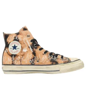 Converse x Stranger Things 5 Chuck Taylor All Star Aged 87 HC Hi „Bleached Black“ Converse x Stranger Things 5 Chuck Taylor All Star Aged 87 HC Hi „Bleached Black“