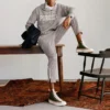 Converse x Todd Snyder Crossover-Serie Plaid Po Sports Pullover Paar-Style Grau