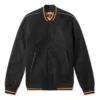 Converse x Vince Staples Insulated Varsity Jacke (asiatische Größen) „Black Orange“