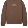 Converse x Wonka French Terry Crew Sweatshirt (asiatische Größen) „Engine Smoke Wavy Line“
