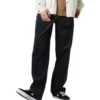 Cordhose asiatische Größen „Schwarz“