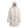 Counter Climate Lange Daunenjacke asiatische Größen „Beige“