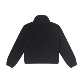 Counter Climate Polarfleece-Pullover mit halbem Reißverschluss, asiatische Größen, „Schwarz“