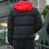 Court Down Bomberjacke asiatische Größen „Schwarz Rot“