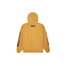 Court-Ready Cloud Washed Graphic Hoodie – asiatische Größen „Wheat“ Court-Ready Cloud Washed Graphic Hoodie – asiatische Größen „Wheat“