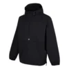 Court-Ready Oversized-Anorak-Mantel, asiatische Größen „Schwarz“