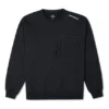 Cozy Utility Rundhals-T-Shirt asiatische Größen „Navy“