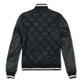 Daunenjacke asiatische Größen „Black White“