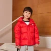 Daunenjacke mit Logo-Print „Red White“