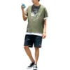 Desert Neighbors T-Shirt (asiatische Größen) „Olivgrün“
