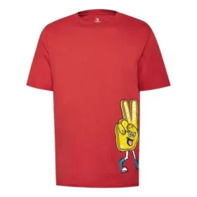 Druckmuster Kurzarm Rot