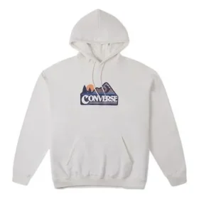 Elevated Logo Graphic OS Heavyweight Hoodie (asiatische Größen) „Weiß“