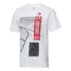 ERX Kurzarm-T-Shirt mit Grafik Asia-Größen „Weiß“