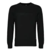 Essentials Sweatshirt mit Rundhalsausschnitt, asiatische Größen, „Schwarz“