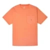 Fashion Pocket T-Shirt asiatische Größen „Bright Poppy“