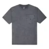 Fashion Pocket T-Shirt asiatische Größen „Dunkelgrau“