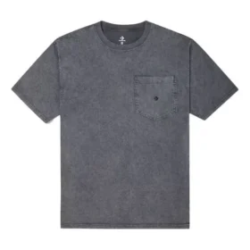 Fashion Pocket T-Shirt asiatische Größen „Dunkelgrau“