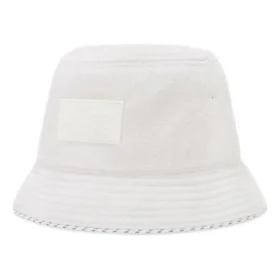 Fleece-Bucket-Mütze „White“