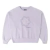 Floral Rundhalsausschnitt asiatische Größen „Lilac“