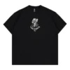 Flower Friends T-Shirt asiatische Größen „Schwarz“