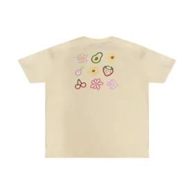 Fruit Logo T-Shirt (asiatische Größen) „Beige“ Fruit Logo T-Shirt (asiatische Größen) „Beige“