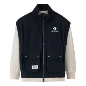 Full Zip Jacke Asia Sizing „Black White“