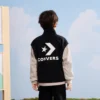 Full Zip Jacke Asia Sizing „Black White“