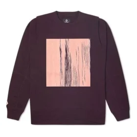 Genderneutral Converse Shapes Bubble Sweatshirt mit Rundhalsausschnitt, asiatische Größen „Black Currant“ Genderneutral Converse Shapes Bubble Sweatshirt mit Rundhalsausschnitt, asiatische Größen „Black Currant“