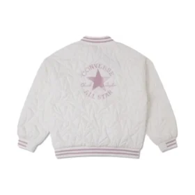 Gepolsterte Baseballjacke, asiatische Größen „Egret“