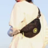 Gesteppter Sling-Rucksack „Schwarz“