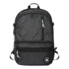 Gesteppter Straight Edge Rucksack „Black“