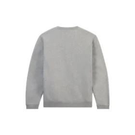 Go-To Chuck Taylor All Star Patch Standard-Fit Fleece-Crew-Sweatshirt (asiatische Größen) „Vintage Grey Heather“ Go-To Chuck Taylor All Star Patch Standard-Fit Fleece-Crew-Sweatshirt (asiatische Größen) „Vintage Grey Heather“