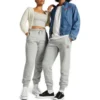 Go-To Chuck Taylor All Star Patch Standard-Fit Fleece-Jogginghose asiatische Größen „Grau“