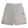 Go-To Embroidered Star Chevron Standard-Fit Fleece-Shorts (asiatische Größen) „Grey“