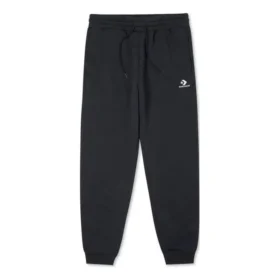Go-To Fleece-Jogginghose mit Stern-Chevron-Stickerei, Standard-Fit, asiatische Größen „Schwarz“ Go-To Fleece-Jogginghose mit Stern-Chevron-Stickerei, Standard-Fit, asiatische Größen „Schwarz“