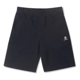 Go-To Fleece-Shorts mit Stern-Chevron-Stickerei, Standard-Passform, asiatische Größen „Schwarz“ Go-To Fleece-Shorts mit Stern-Chevron-Stickerei, Standard-Passform, asiatische Größen „Schwarz“