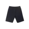 Go-To Fleece-Shorts mit Stern-Chevron-Stickerei, Standard-Passform, asiatische Größen „Schwarz“